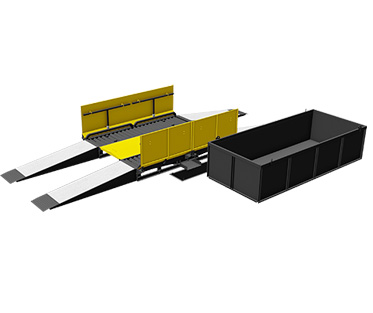 GX400 Mobile-U, installation avec bassin de décantation