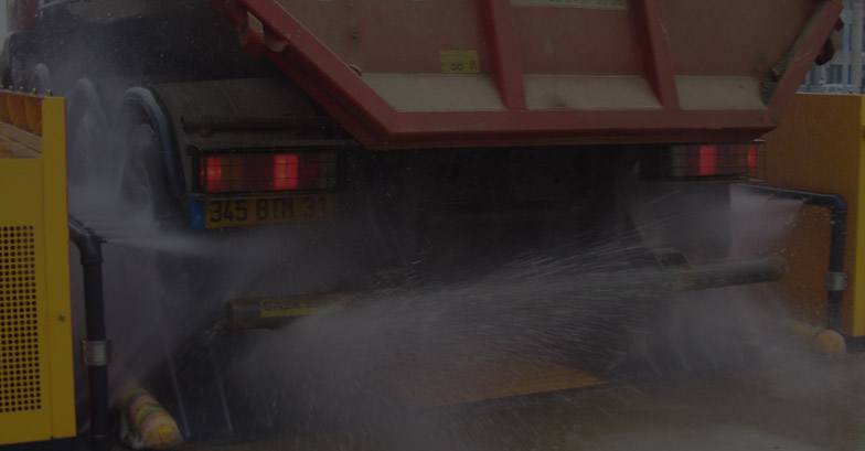 DK Wash Grating 220 Nettoyeur de roues pour engins et camions