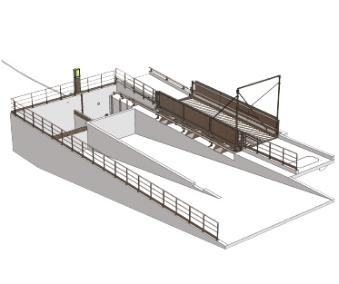 Jet Cleaner, installation sur génie-civil